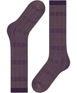 FALKE Harmonize 40 DEN dames kniekousen, paars (wine berry)