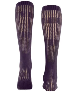 FALKE Harmonize 40 DEN dames kniekousen, paars (wine berry)