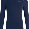 FALKE heren lange mouw shirt Maximum Warm, thermoshirt, blauw (space blue)