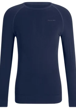FALKE heren lange mouw shirt Maximum Warm, thermoshirt, blauw (space blue)