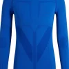 FALKE heren lange mouw shirt Warm, thermoshirt, blauw (yve)