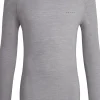 FALKE heren lange mouw shirt Wool-Tech Light, thermoshirt, grijs (grey-heather)