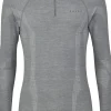 FALKE heren lange mouw shirt Wool-Tech, thermoshirt, grijs (grey-heather)