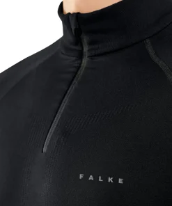 FALKE heren lange mouw shirt Maximum Warm, thermoshirt, zwart (black)