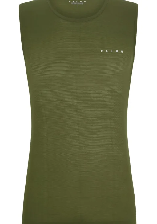 FALKE heren singlet Ultralight Cool, thermoshirt, groen (herb)
