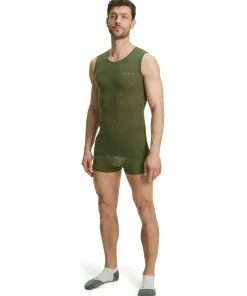 FALKE heren singlet Ultralight Cool, thermoshirt, groen (herb)