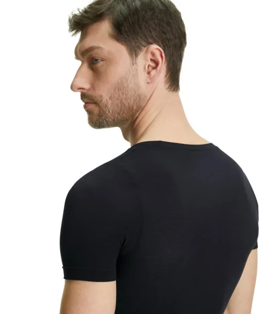 FALKE heren T-shirt Ultralight Cool, thermoshirt, zwart (black)