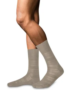 FALKE Highshine herensokken, maisgeel (corn)