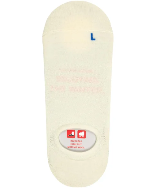 FALKE Keep Warm invisible unisex sokken, wit (off-white)