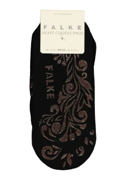 FALKE Light Cuddle Pads dames huissokken, dun, zwart (black)
