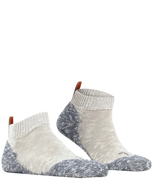 FALKE Lodge Homepads heren huissokken (laag model), grijs (light grey)