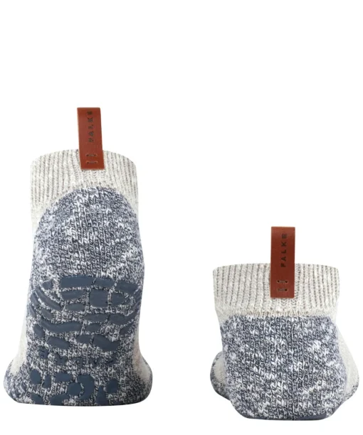 FALKE Lodge Homepads heren huissokken (laag model), grijs (light grey)