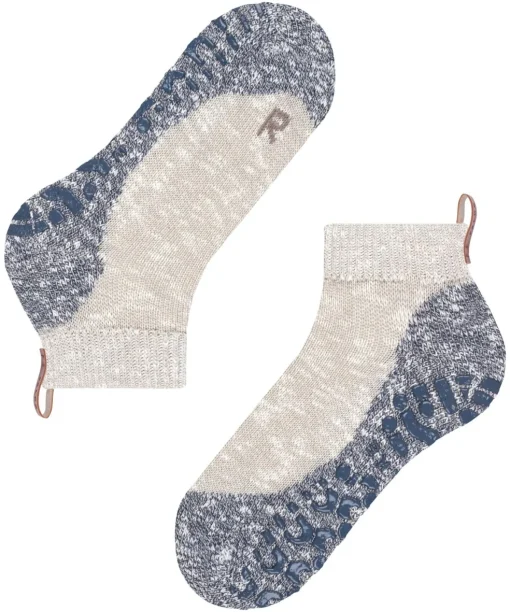 FALKE Lodge Homepads heren huissokken (laag model), grijs (light grey)