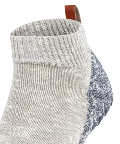 FALKE Lodge Homepads heren huissokken (laag model), grijs (light grey)