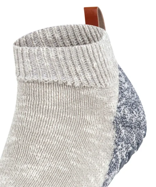 FALKE Lodge Homepads heren huissokken (laag model), grijs (light grey)