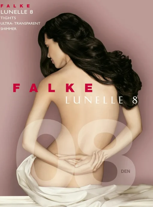 FALKE Lunelle 8 DEN dames panty, black