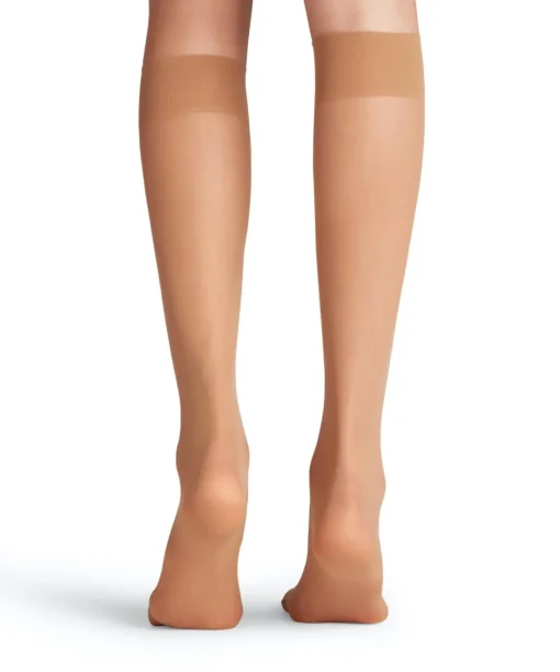 FALKE Matt Deluxe 20 DEN dames kniekousen, beige (powder)