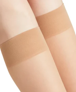 FALKE Matt Deluxe 20 DEN dames kniekousen, goud (golden)