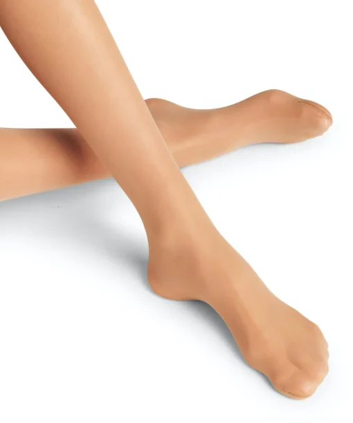 FALKE Matt Deluxe 20 DEN dames kniekousen, beige (powder)