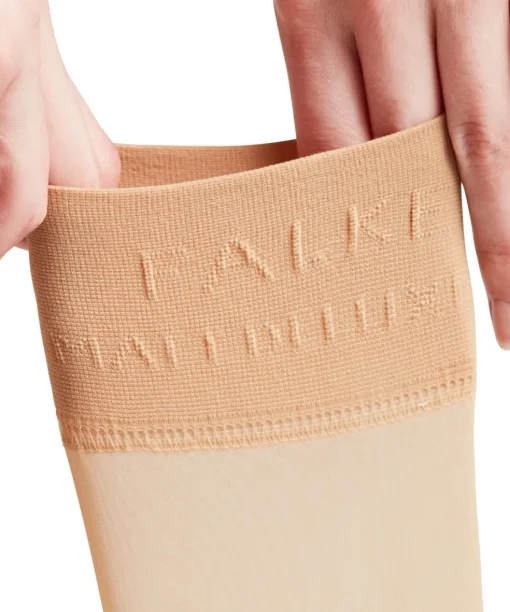 FALKE Matt Deluxe 20 DEN dames kniekousen, goud (golden)