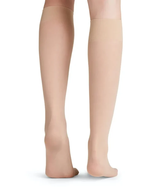 FALKE Matt Deluxe 20 DEN dames kniekousen, beige (crystal)