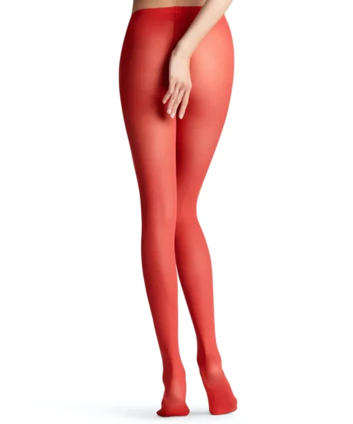 FALKE Matt Deluxe 30 DEN dames panty, scarlet