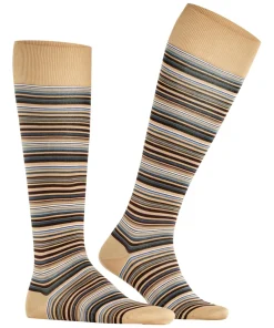 FALKE Microblock heren kniekousen, beige (country)
