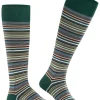 FALKE Microblock heren kniekousen, groen (hunter green)