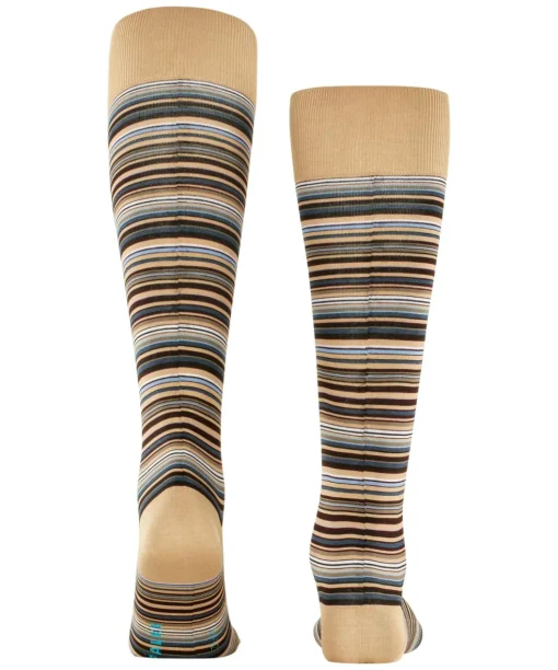 FALKE Microblock heren kniekousen, beige (country)