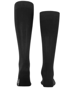 FALKE Milano heren kniekousen, zwart (black)
