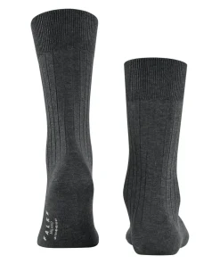 FALKE Milano herensokken, antraciet (anthracite mel.)