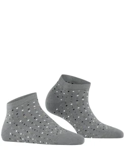 FALKE Multispot dames sneakersokken, grijs (m.grey mel)