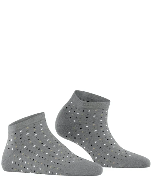 FALKE Multispot dames sneakersokken, grijs (m.grey mel)
