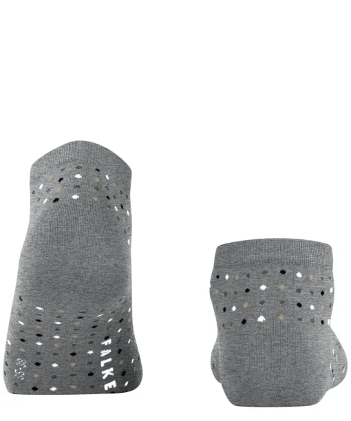 FALKE Multispot dames sneakersokken, grijs (m.grey mel)