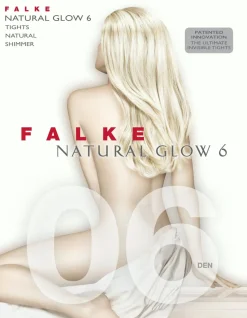 FALKE Natural Glow 6 DEN dames panty, natural