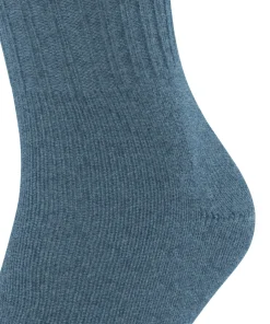 FALKE Nelson herensokken, licht jeansblauw (light denim)