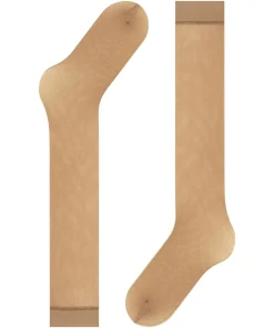 FALKE Net dames kniekousen, beige (powder)