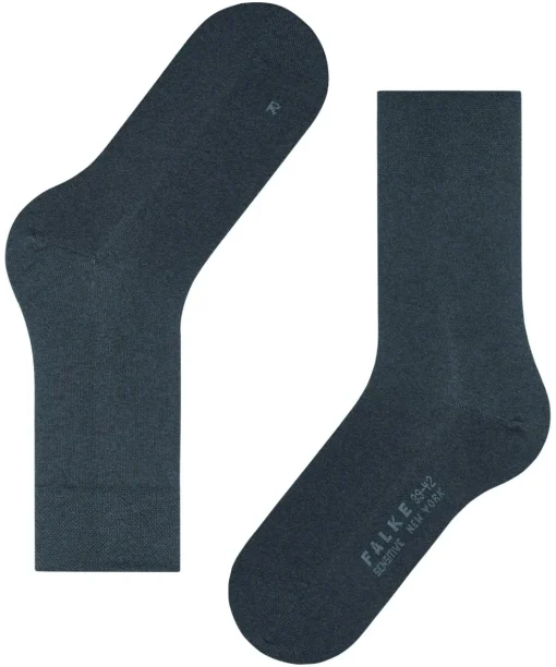 FALKE New York damessokken, donkerblauw (navy mel.)