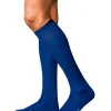 FALKE No. 2 Finest Cashmere heren kniekousen, blauw (royal blue)