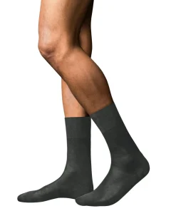 FALKE No. 15 Finest Supima Cotton herensokken, antraciet (anthracite)