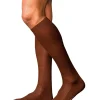 FALKE No. 10 Pure Fil d Ecosse herensokken, bruin (acacia)
