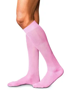 FALKE No. 10 Pure Fil d Ecosse herensokken, roze (peony)