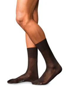 FALKE No. 9 Pure Fil d Ecosse herensokken, bruin (brown)