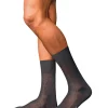 FALKE No. 10 Pure Fil d Ecosse herensokken, antraciet (anthracite mel.)