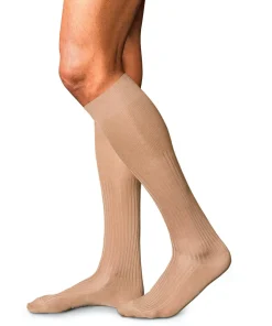FALKE No. 10 Pure Fil d Ecosse herensokken, beige (brownie me)