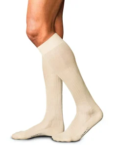 FALKE No. 10 Pure Fil d Ecosse herensokken, beige (sand)