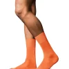 FALKE No. 9 Pure Fil d'Ecosse herensokken, oranje (fire)