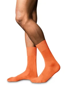 FALKE No. 9 Pure Fil d'Ecosse herensokken, oranje (fire)