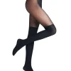 FALKE Overknee 25 DEN dames panty, marine