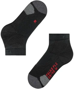 FALKE PL2 Short dames padel sokken, zwart (black)